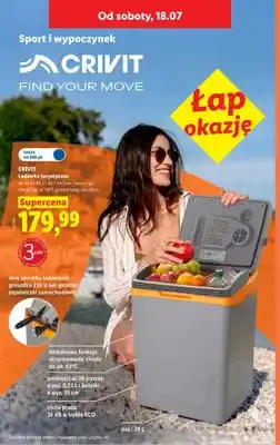 Lidl Lodówka turystyczna Crivit oferta