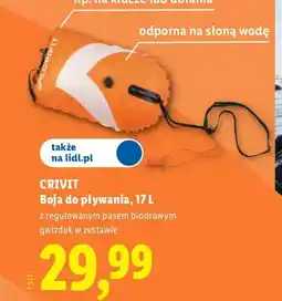 Lidl Boja do pływania 17 l Crivit oferta