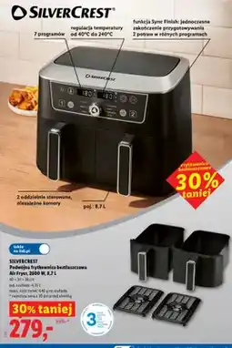 Lidl Podwójna frytkownica beztłuszczowa Silvercrest Air Fryer oferta