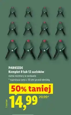 Lidl Komplet 8 zacisków Parkside oferta