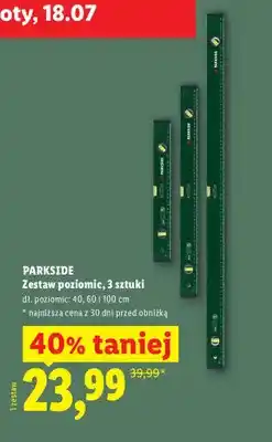 Lidl Zestaw poziomic Parkside oferta