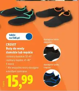 Lidl Buty do wody damskie Crivit oferta