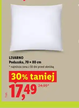 Lidl Poduszka Livarno oferta
