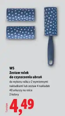 Lidl Rolka do czyszczenia ubrań z 2 wymiennymi nakładkami W5 oferta