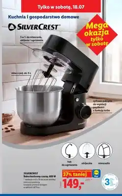 Lidl Robot kuchenny czarny Silvercrest oferta