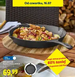 Lidl GRILLMEISTER Patelnia Źeliwna, 28 cm oferta