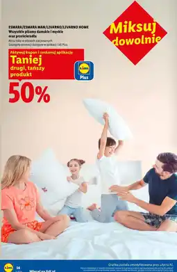 Lidl ESMARA/ESMARA MAN/LIVARNO/LIVARNO HOME Wszystkie piżamy damskie i męskie oraz prześcieradła oferta