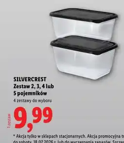 Lidl SILVERCREST Zestaw 2, 3, 4 lub 5 pojemnikw oferta