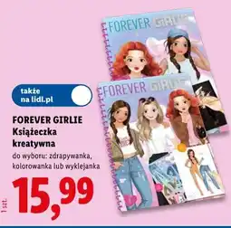 Lidl FOREVER GIRLIE Książeczka kreatywna oferta