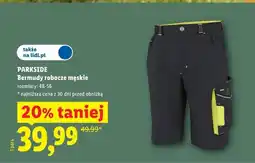 Lidl PARKSIDE Bermudy robocze męskie oferta
