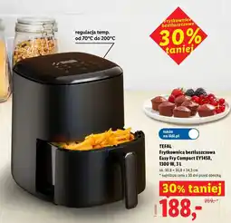 Lidl TEFAL Frytkownica beztłuszczowa Easy Fry Compact EY1458, 1300 W oferta