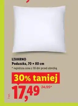 Lidl LIVARNO Poduszka, 70 × 80 cm oferta