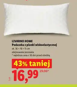Lidl LIVARNO HOME Poduszka z pianki wiskoelastycznej oferta