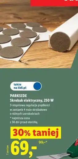 Lidl PARKSIDE Skrobak elektryczny, 250 W oferta