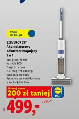 Lidl SILVERCREST Akumulatorowy odkurzacz mopujący 3 w 1 oferta