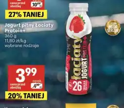 Delikatesy Centrum Jogurt pitny Łaciaty Protein+ oferta