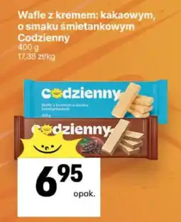 Delikatesy Centrum Wafle z kremem: kakaowym, o smaku śmietankowym Codzienny oferta