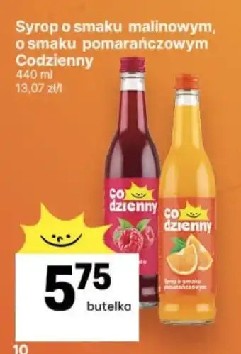 Delikatesy Centrum Syrop o smaku malinowym, o smaku pomarańczowym Codzienny oferta