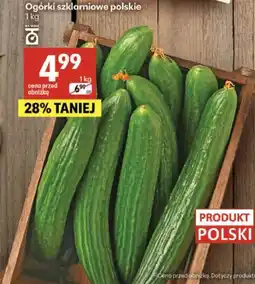 Delikatesy Centrum Ogórki szklarniowe polskie oferta