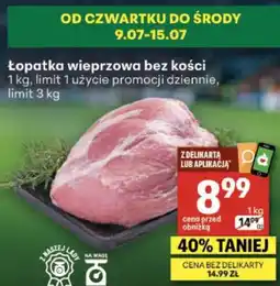 Delikatesy Centrum Łopatka wieprzowa bez kości oferta