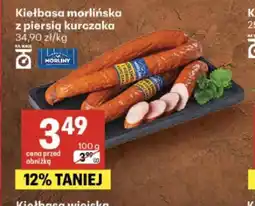 Delikatesy Centrum Kiełbasa morlińska z piersią kurczaka oferta