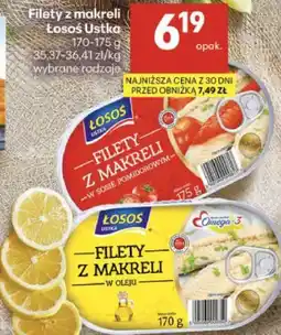 Delikatesy Centrum Łosoś Ustka Filety z makreli oferta