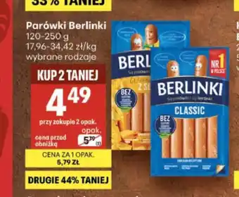 Delikatesy Centrum Parówki Berlinki oferta
