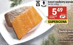 Delikatesy Centrum Łosoś wędzony porcje oferta