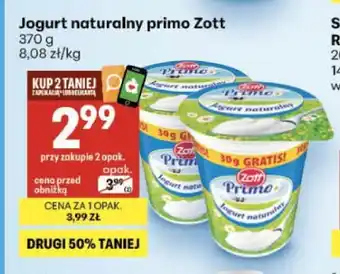 Delikatesy Centrum Jogurt naturalny primo Zott oferta