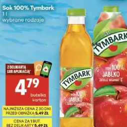 Delikatesy Centrum Sok 100% Tymbark oferta