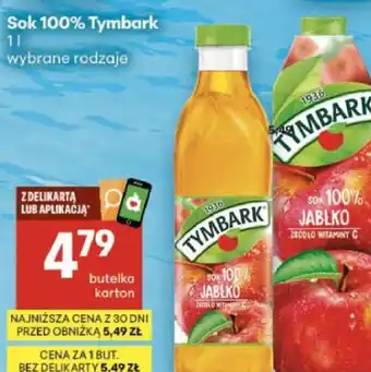 Delikatesy Centrum Sok 100% Tymbark oferta