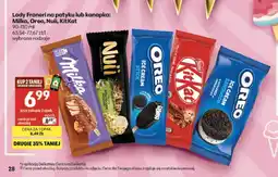 Delikatesy Centrum Lody Froneri na patyku lub kanapka: Milka, Oreo, Nuii, KitKat oferta