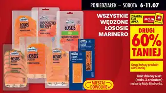 Biedronka Łosoś Plastry Marinero oferta