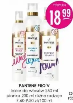 Jaśmin PANTENE PRO'V lakier do włosów oferta