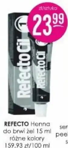 Jaśmin RefectoCil Henna do brwi żel oferta