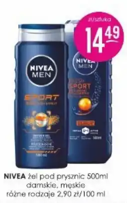 Jaśmin NIVEA MEN żel pod prysznic oferta