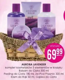 Jaśmin AURORA LAVENDER komplet kosmetyków 5 elementów w koszyku oferta