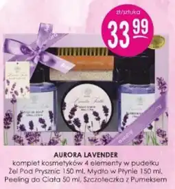 Jaśmin AURORA LAVENDER komplet kosmetyków 4 elementy w pudełku oferta