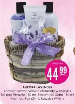 Jaśmin AURORA LAVENDER komplet kosmetyków 3 elementy w koszyku oferta