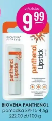Jaśmin BIOVENA PANTHENOL pomadka SPF15 oferta