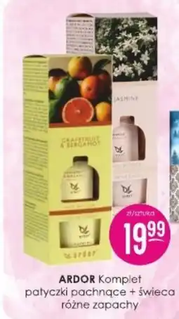 Jaśmin ARDOR Komplet patyczki pachnące + świeca oferta