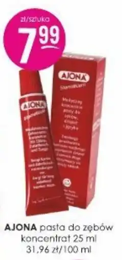 Jaśmin AJONA pasta do zębów koncentrat oferta