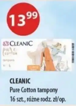 Drogerie Laboo CLEANIC Pure Cotton tampony oferta