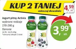 Passa Jogurt pitny Activia wybrane rodzaje oferta