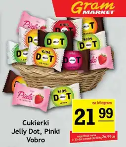 Gram Market Cukierki Jelly Dot, Pinki Vobro oferta