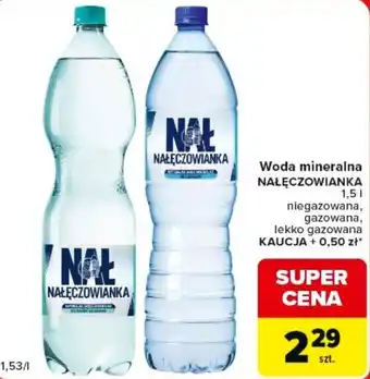 Carrefour Market Woda mineralna NAŁĘCZOWIANKA oferta