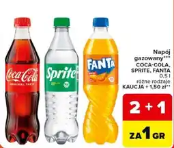 Carrefour Market Napój gazowany COCA-COLA, SPRITE, FANTA oferta