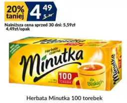 Sużyw Herbata Minutka 100 torebek oferta