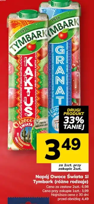 Hitpol Napój Owoce Świata 1l Tymbark oferta