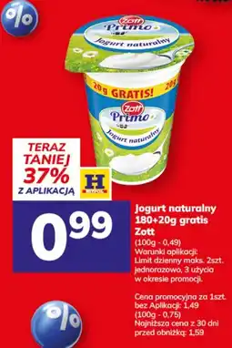 Hitpol Jogurt naturalny Zott Primo oferta